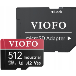 Karta pamięci VIOFO 512GB microSDXC V30  INDUSTRIAL do Wideorejestratorów